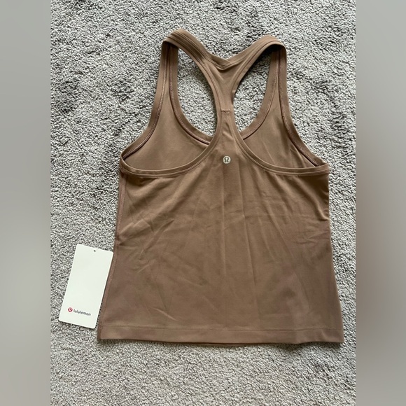 Lululemon Cool Racerback Tank Cacao Size 8 - Picture 3 of 3